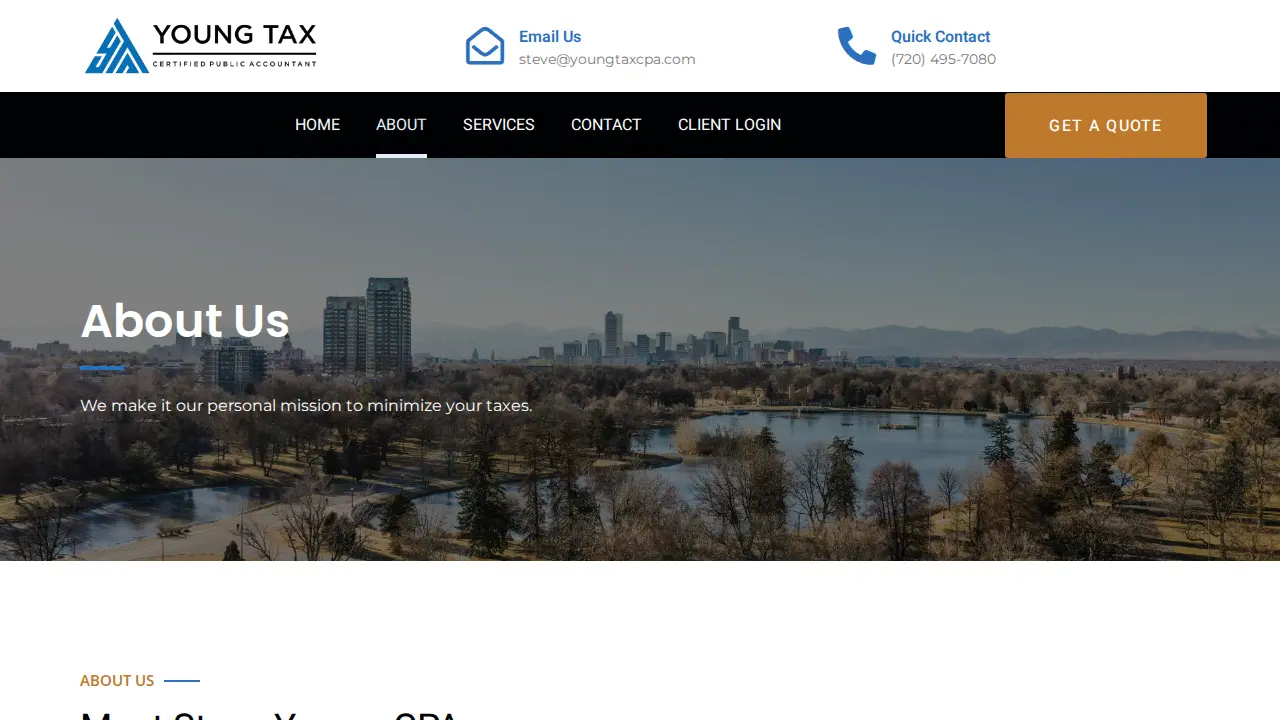 Young Tax CPA PC page