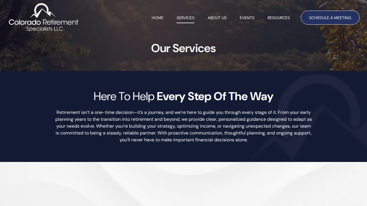 Colorado Retirement Specialists LLC page