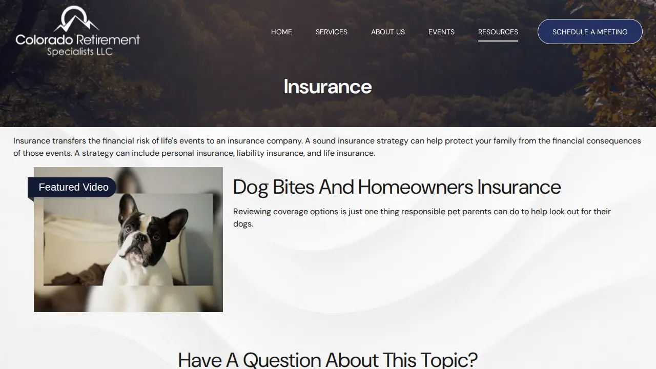 Colorado Retirement Specialists LLC page