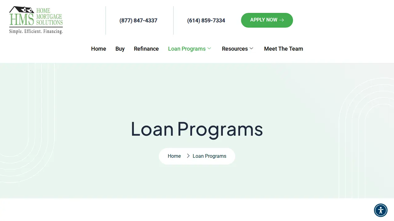 Home Mortgage Solutions Inc page