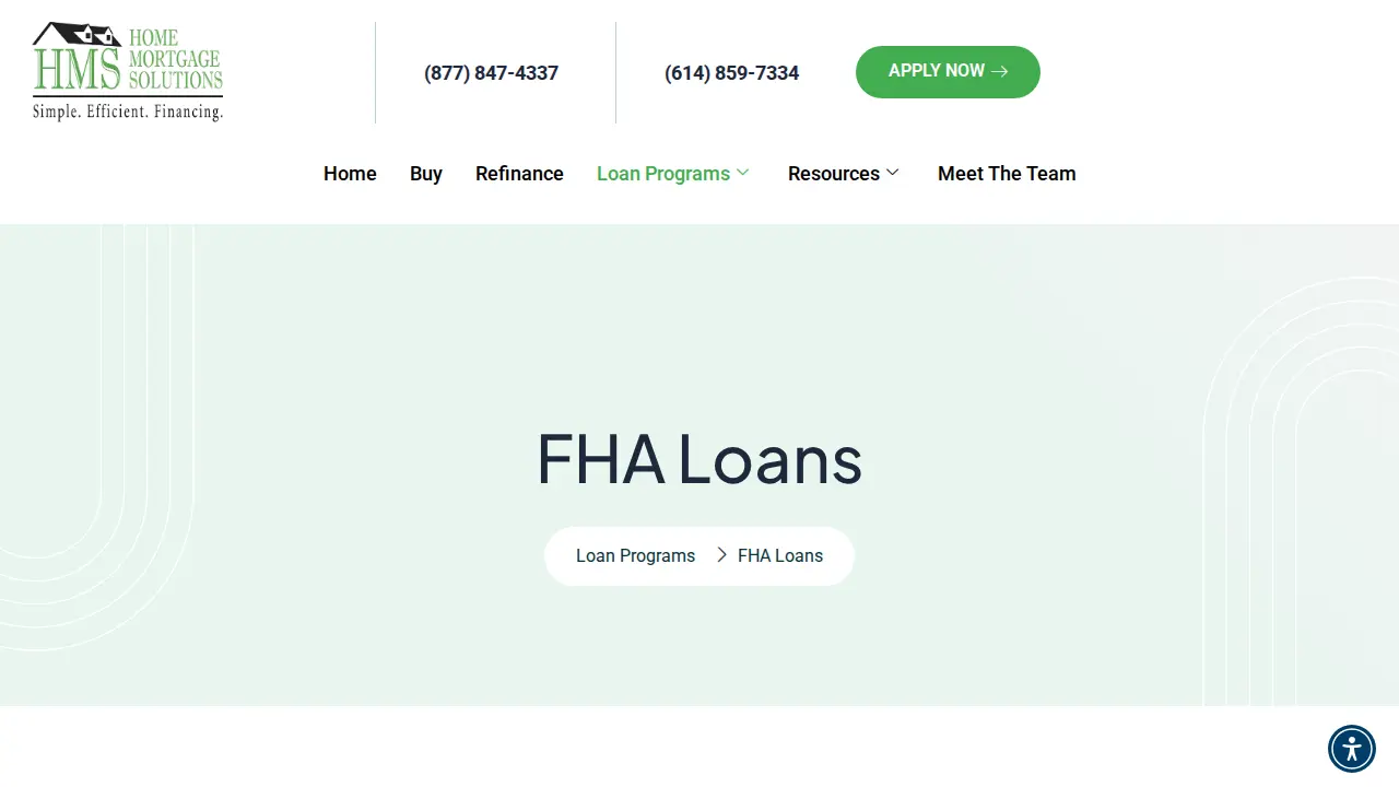 Home Mortgage Solutions Inc page