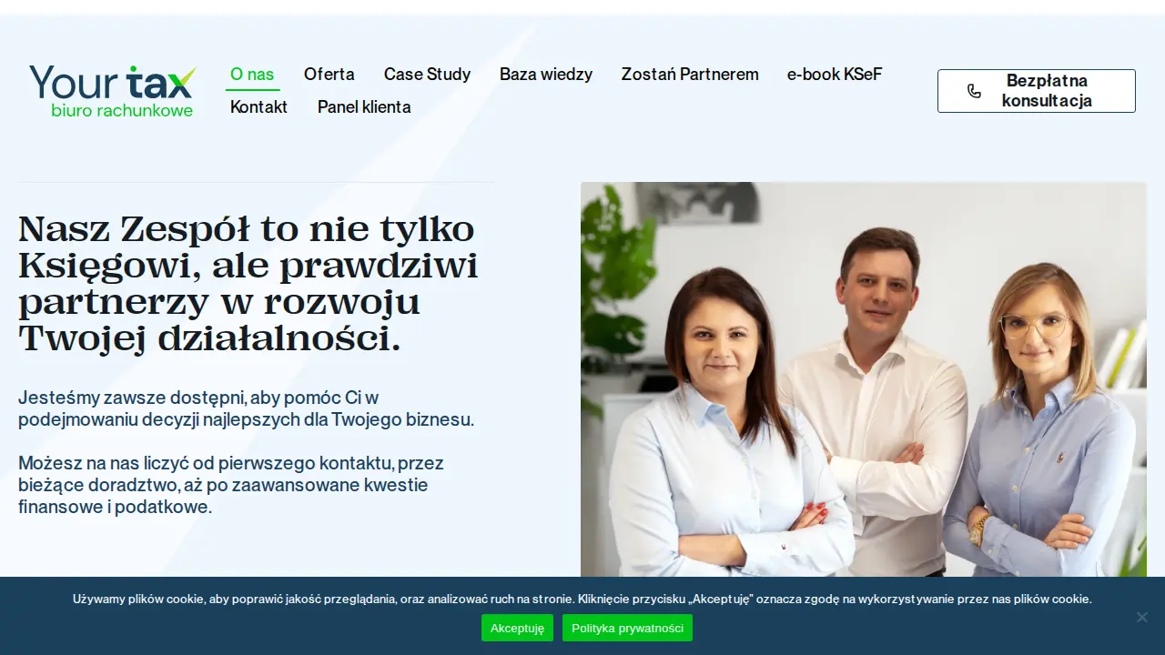 Your Tax Biuro Rachunkowe Sp. z o.o. page