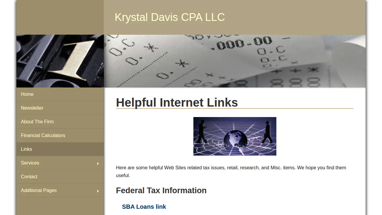Krystal Davis CPA LLC page