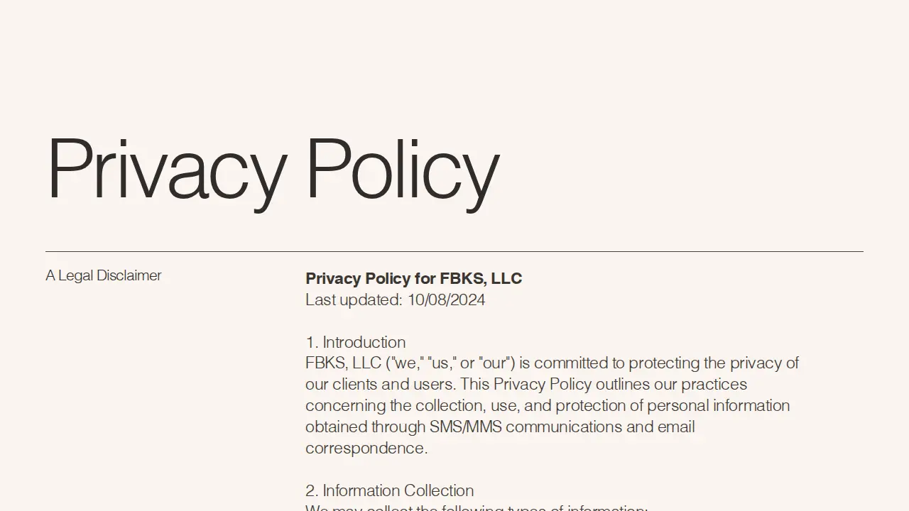 FBKS LLC page