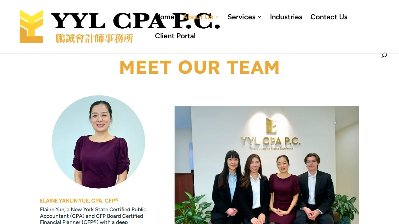 YYL CPA P.C. page