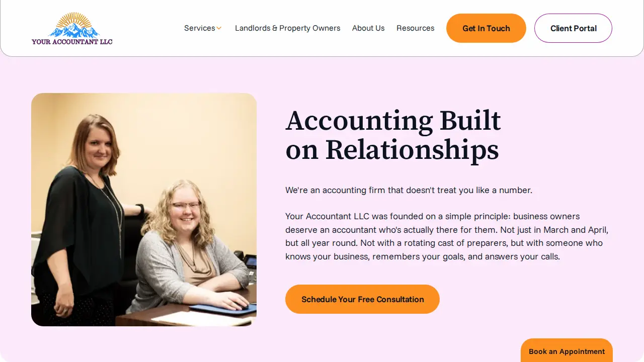 Your Accountant LLC page