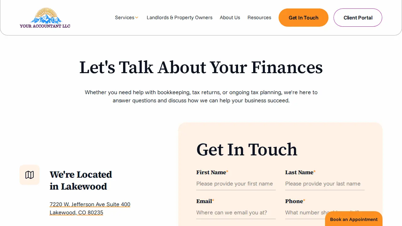 Your Accountant LLC page