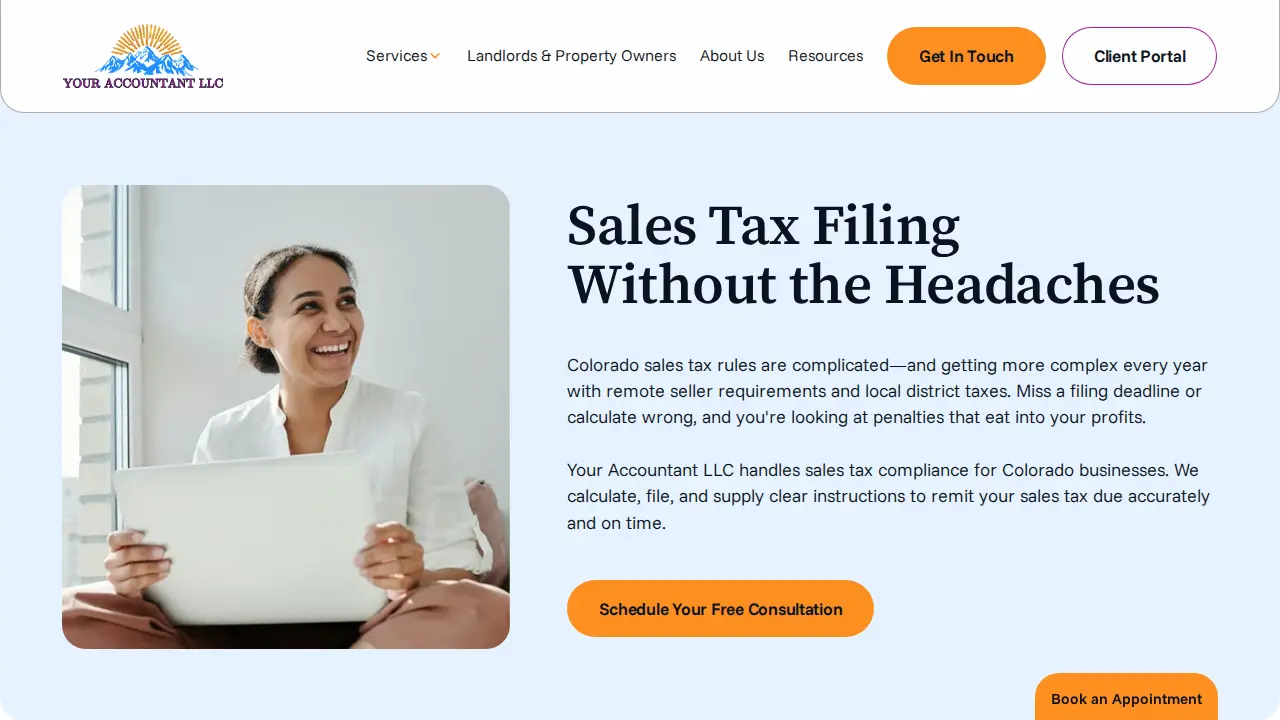 Your Accountant LLC page