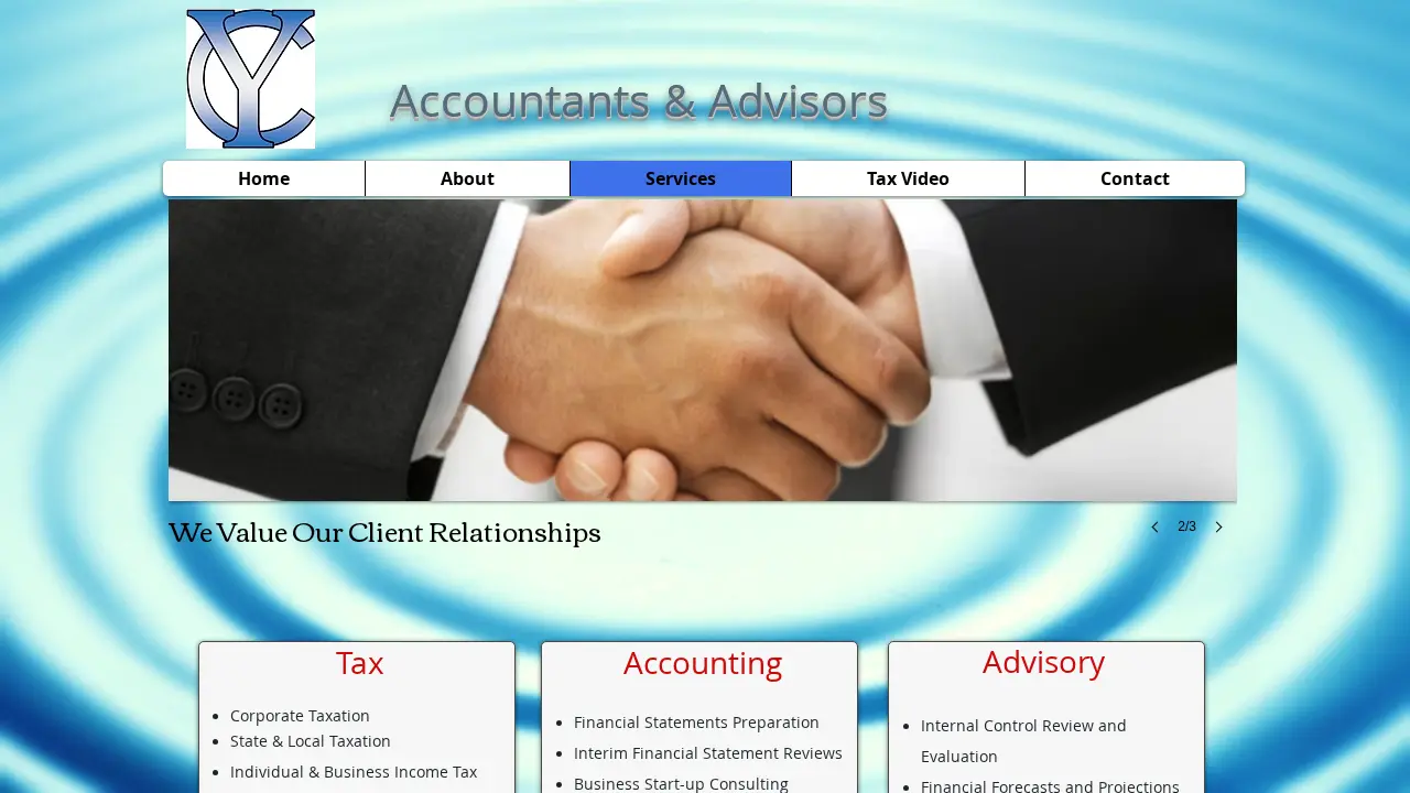 YC Accounting LLC page