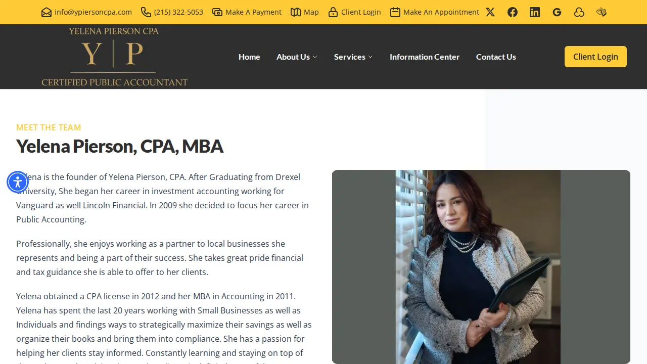 Yelena Pierson CPA page