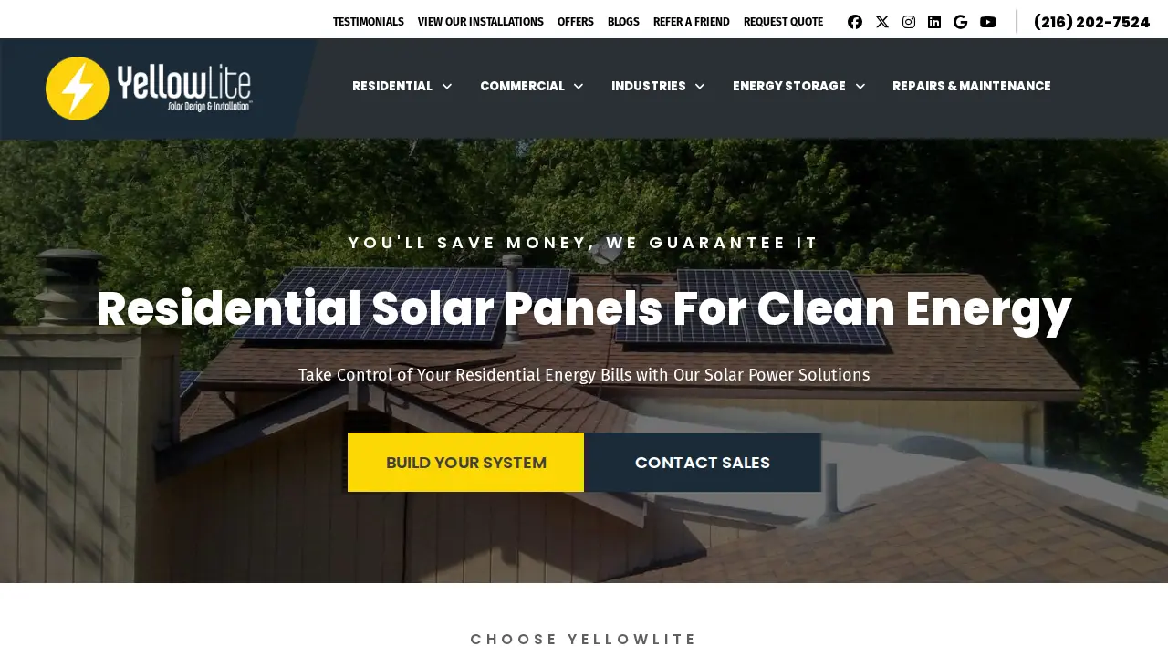 YellowLite - Solar Installers in Columbus, Ohio page