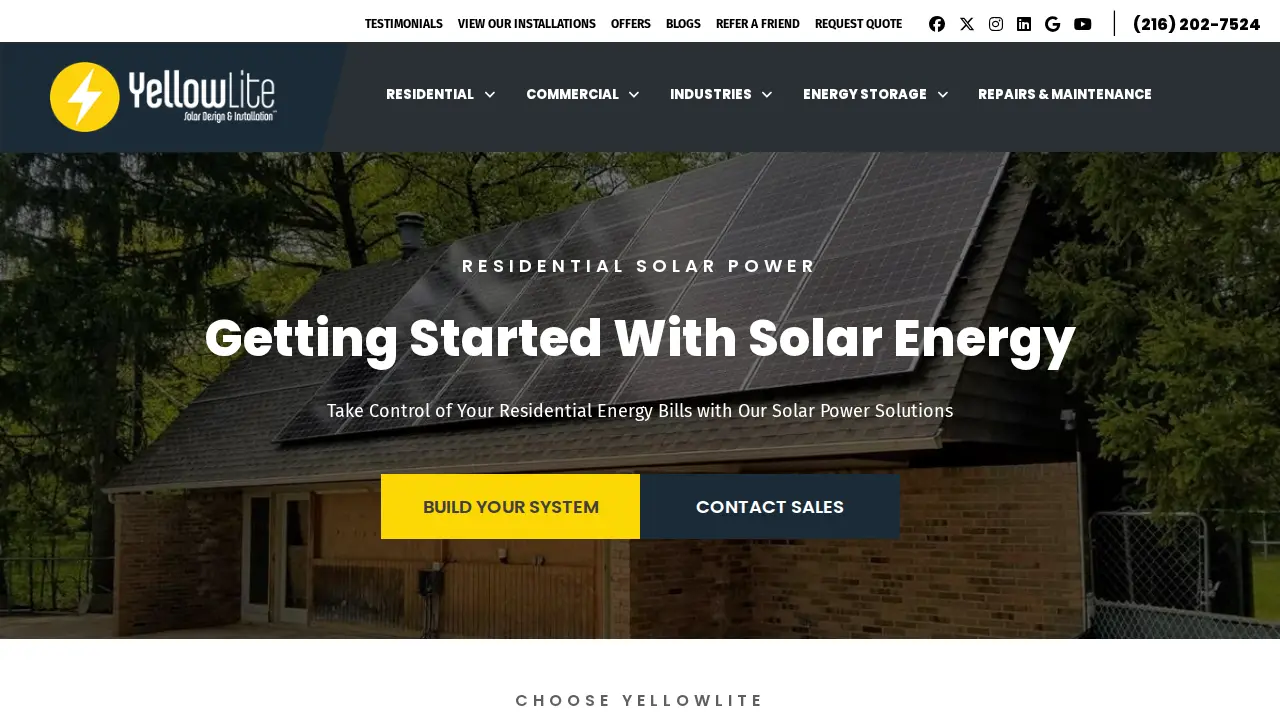 YellowLite - Solar Installers in Columbus, Ohio page