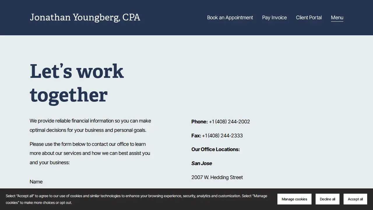 Jonathan Youngberg, CPA page