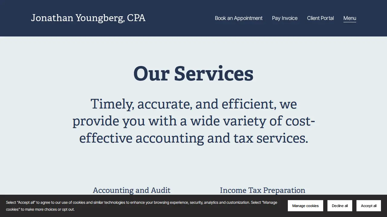Jonathan Youngberg, CPA page