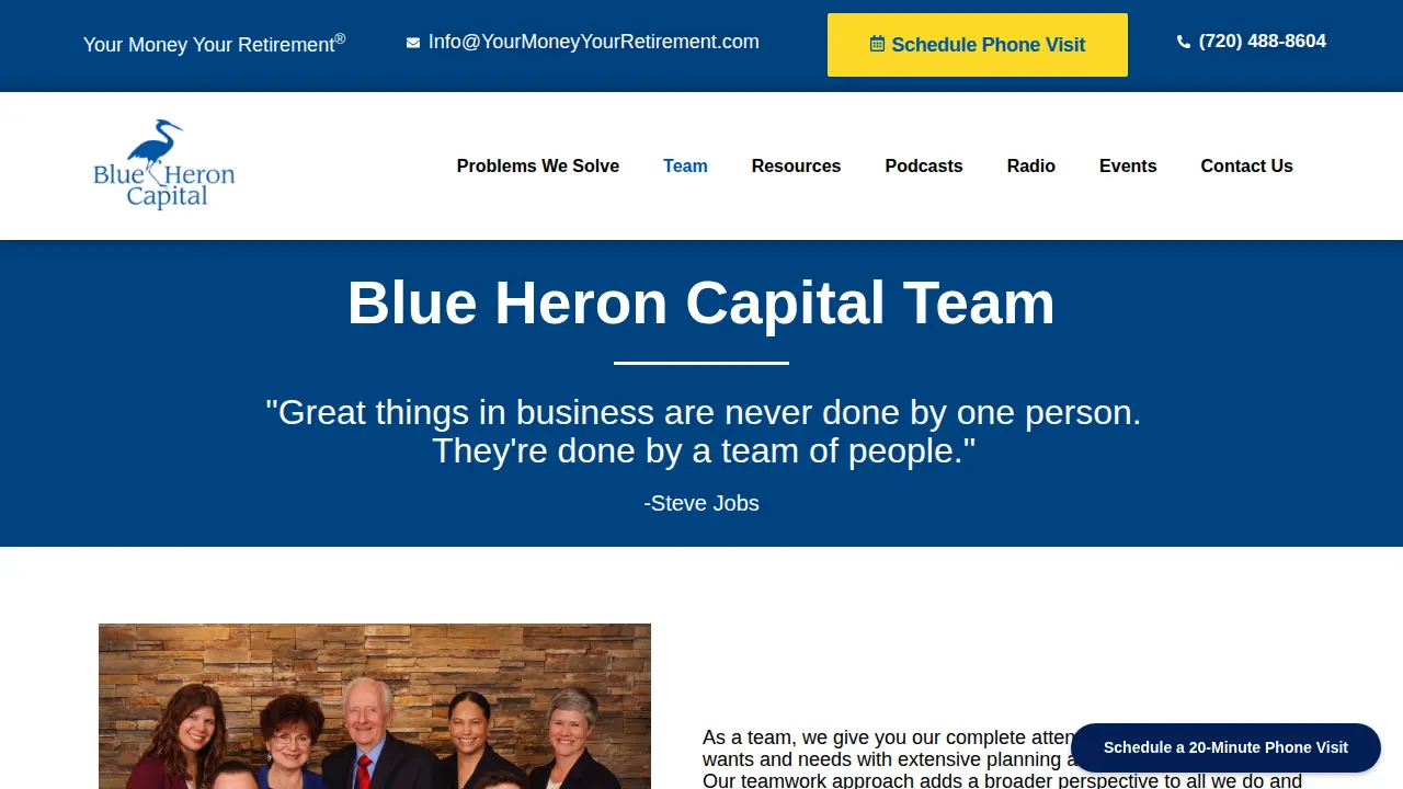 Blue Heron Capital, LLC page