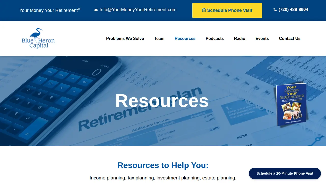 Blue Heron Capital, LLC page
