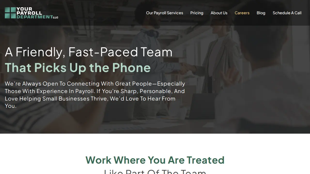 Your Payroll Department LLC page