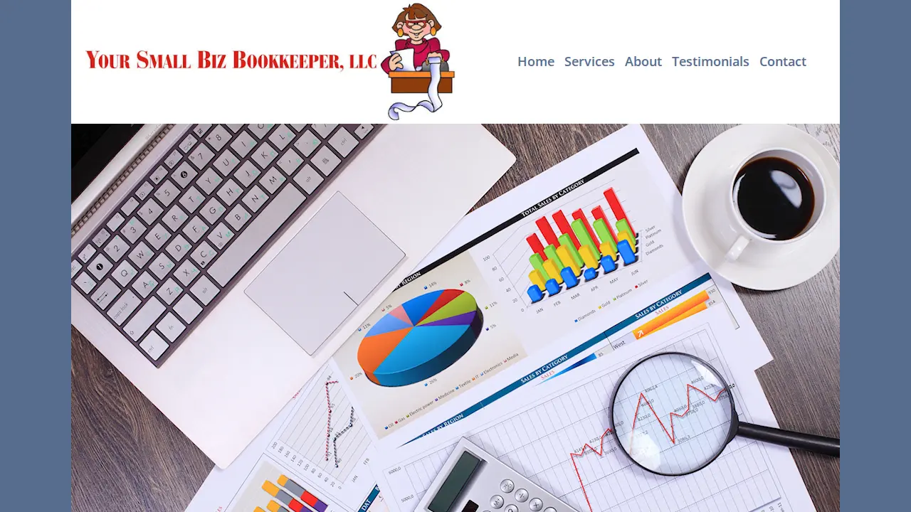 Your Small Biz Bookkeeper website