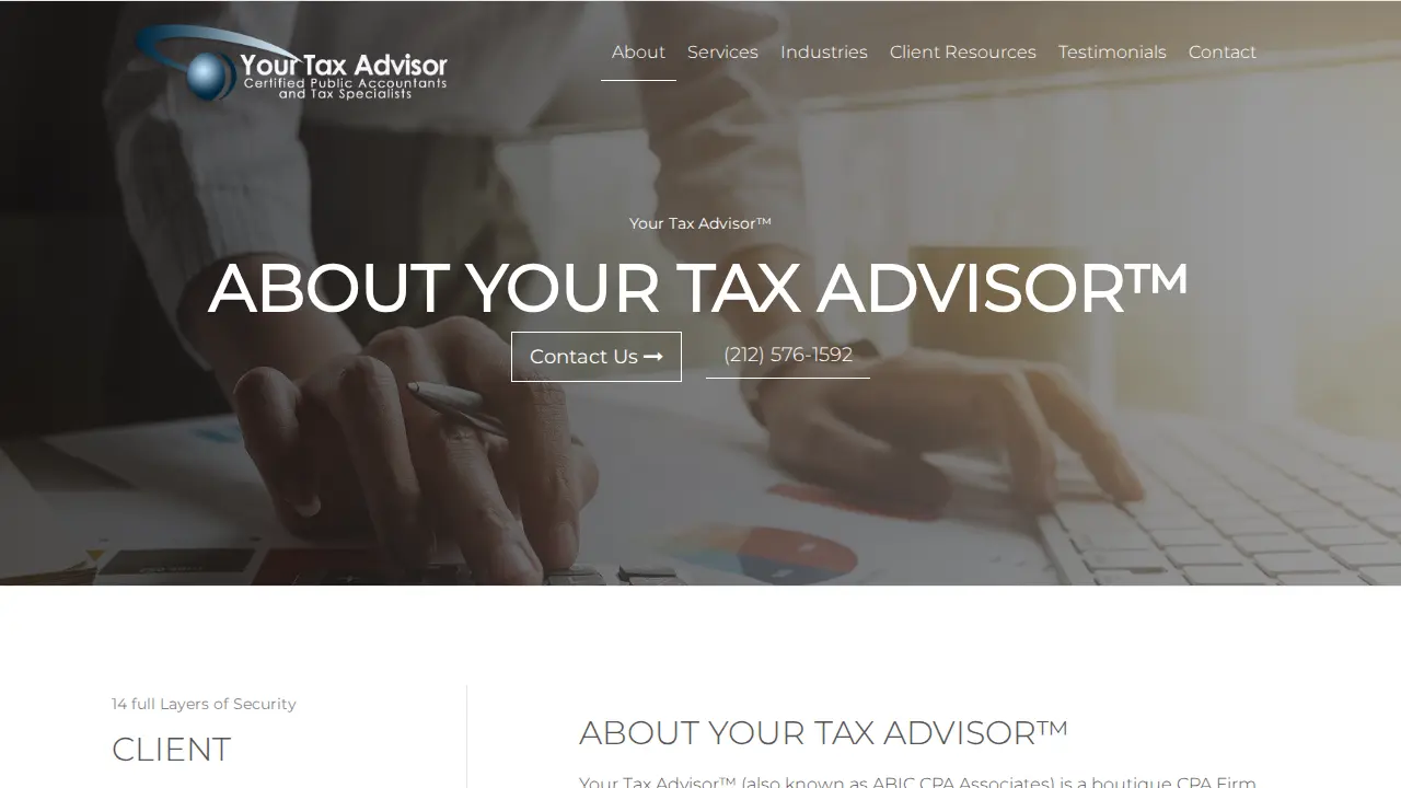 Your Tax Advisor, LLC. (Abic CPA Associates) page