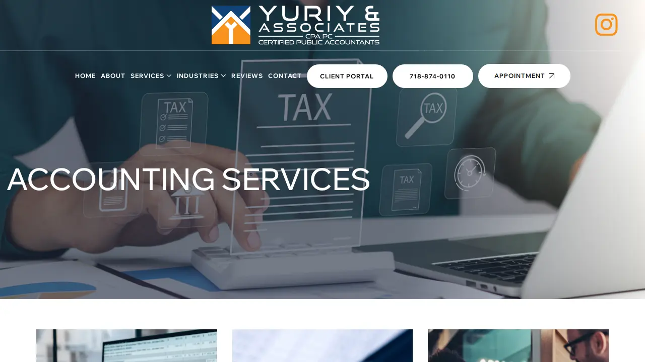 Yuriy & Associates CPA, PC page