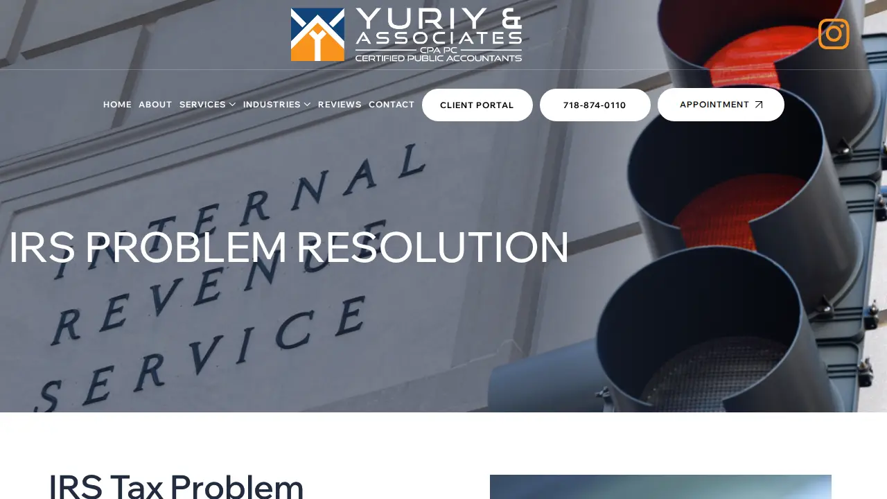 Yuriy & Associates CPA, PC page