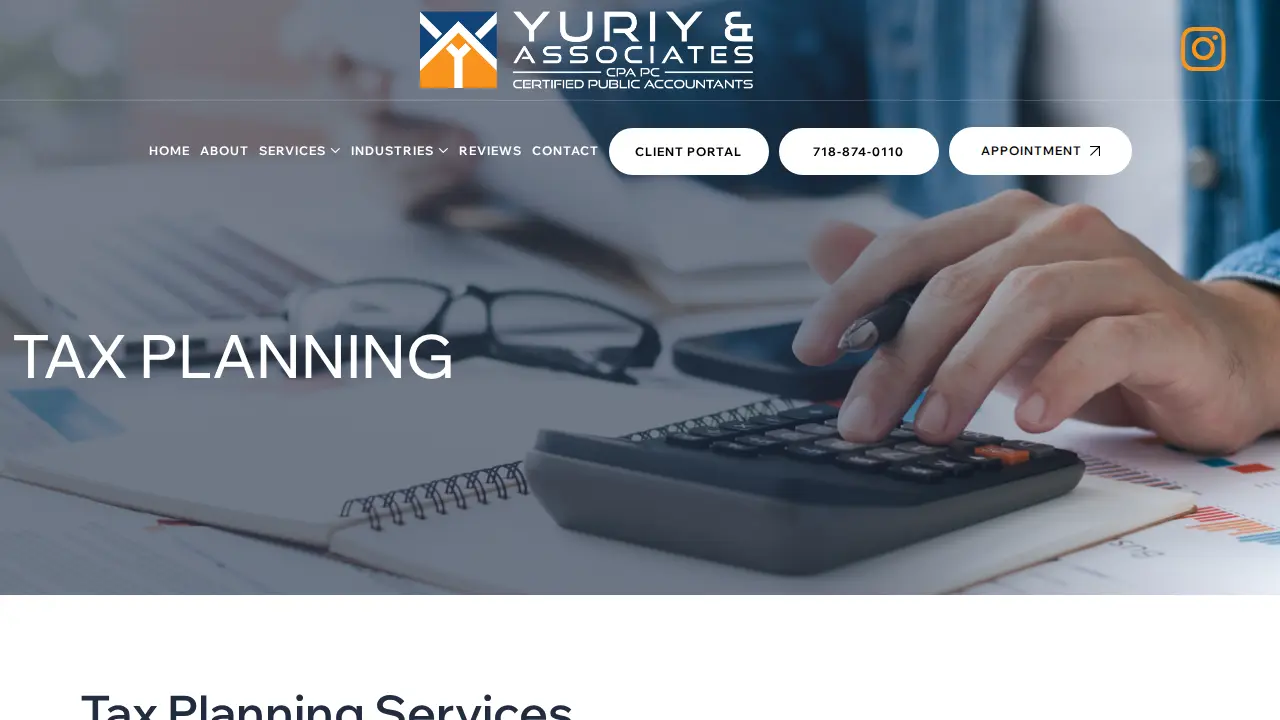 Yuriy & Associates CPA, PC page