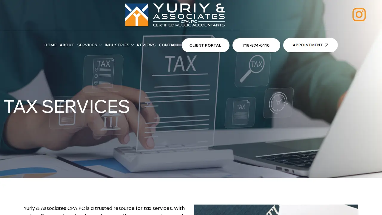Yuriy & Associates CPA, PC page