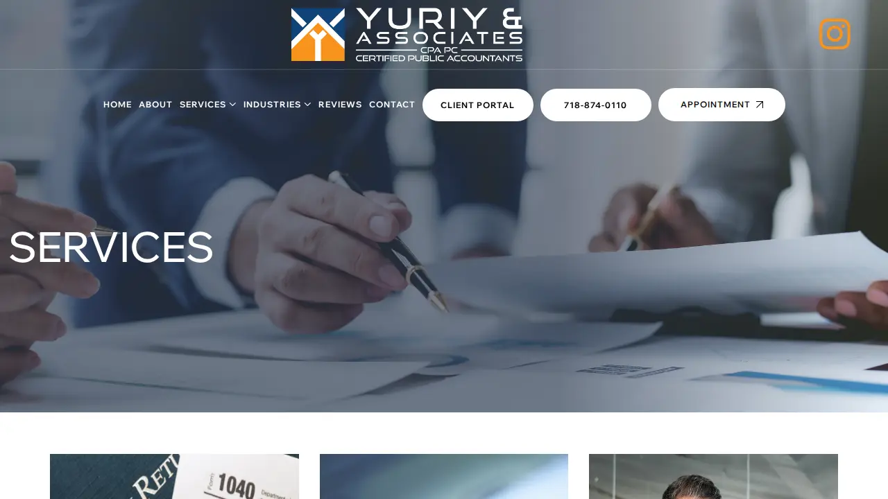 Yuriy & Associates CPA, PC page