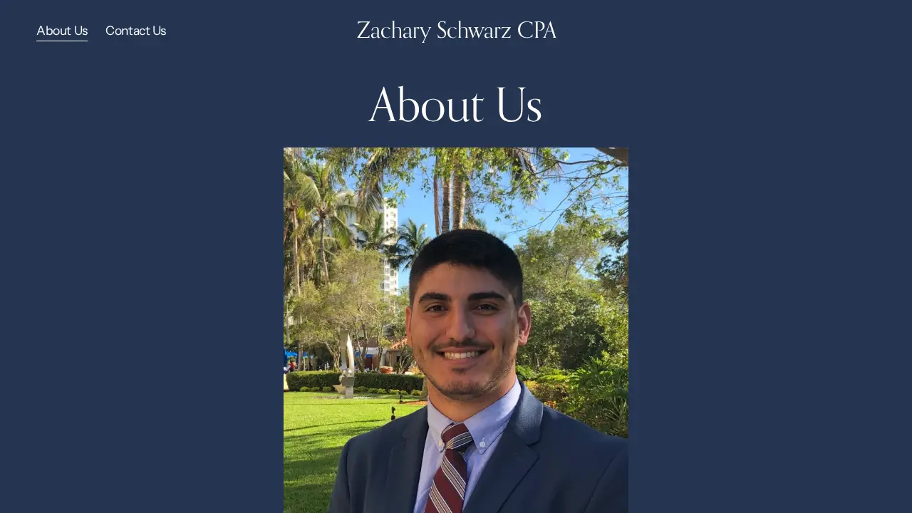 Zachary Schwarz CPA page