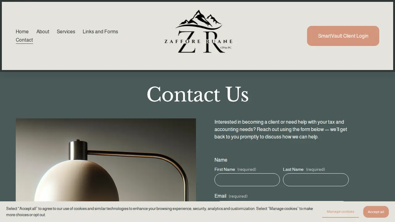 Zaffore Ruane CPAs PC page