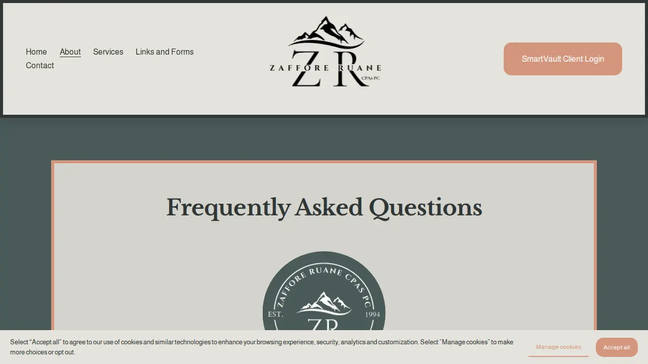 Zaffore Ruane CPAs PC page