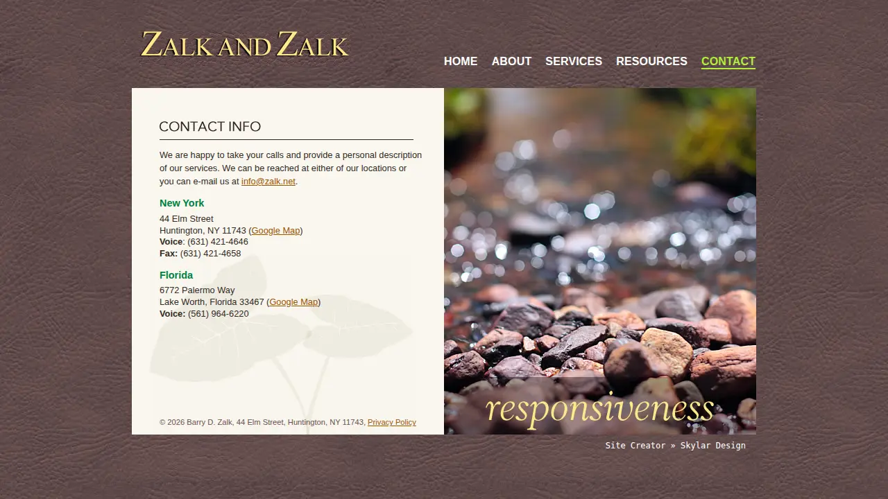 Barry D. Zalk CPA page