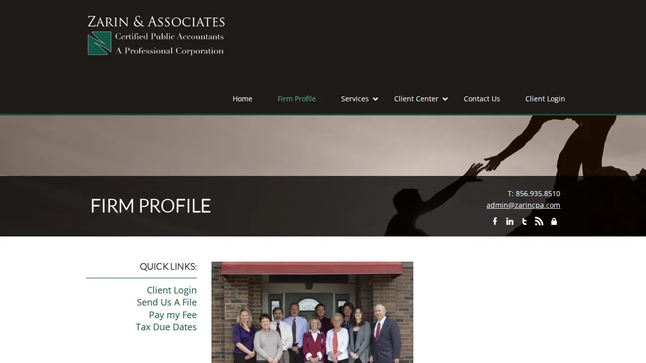 Zarin & Associates, CPA's page