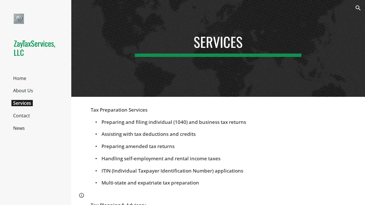 ZayTaxServices, LLC page