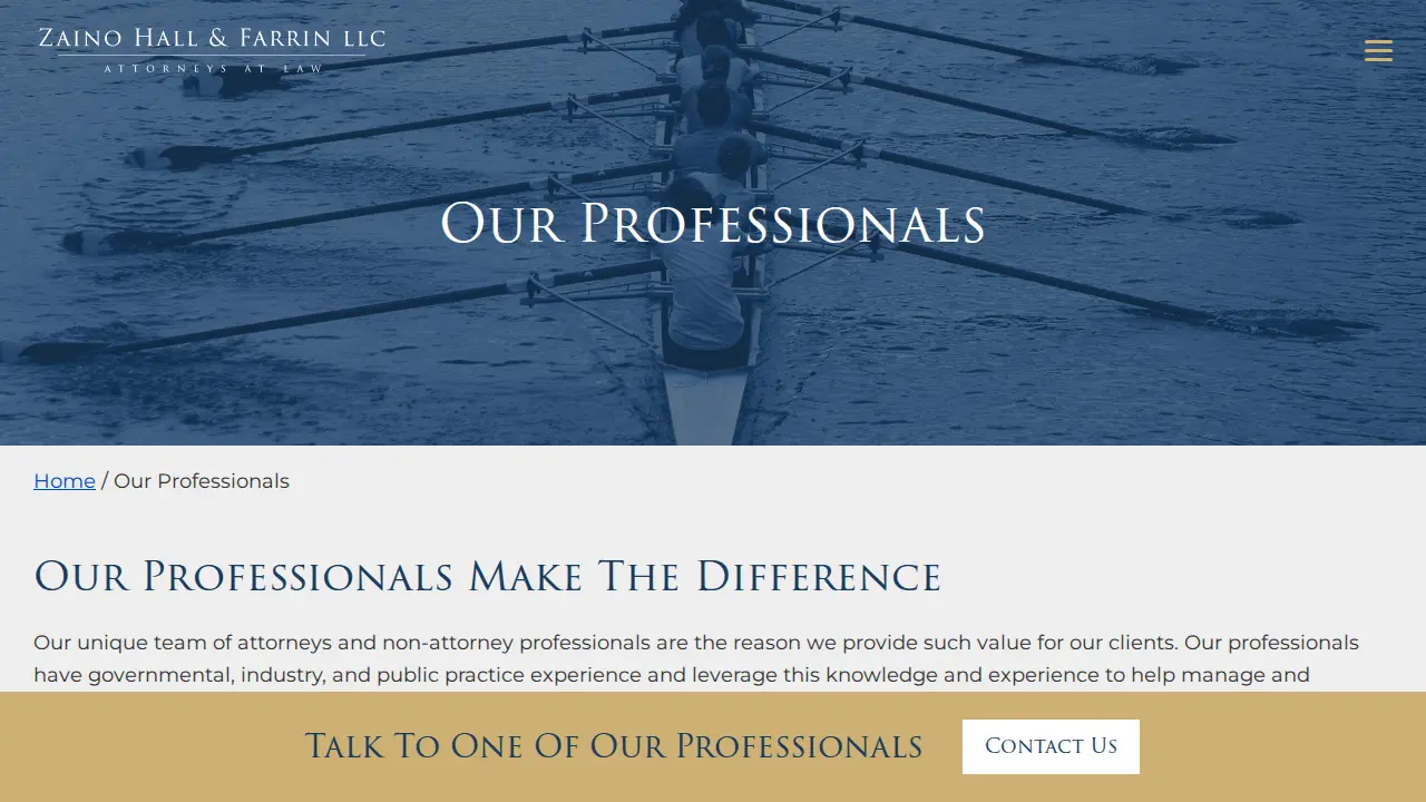 Zaino Hall & Farrin LLC page
