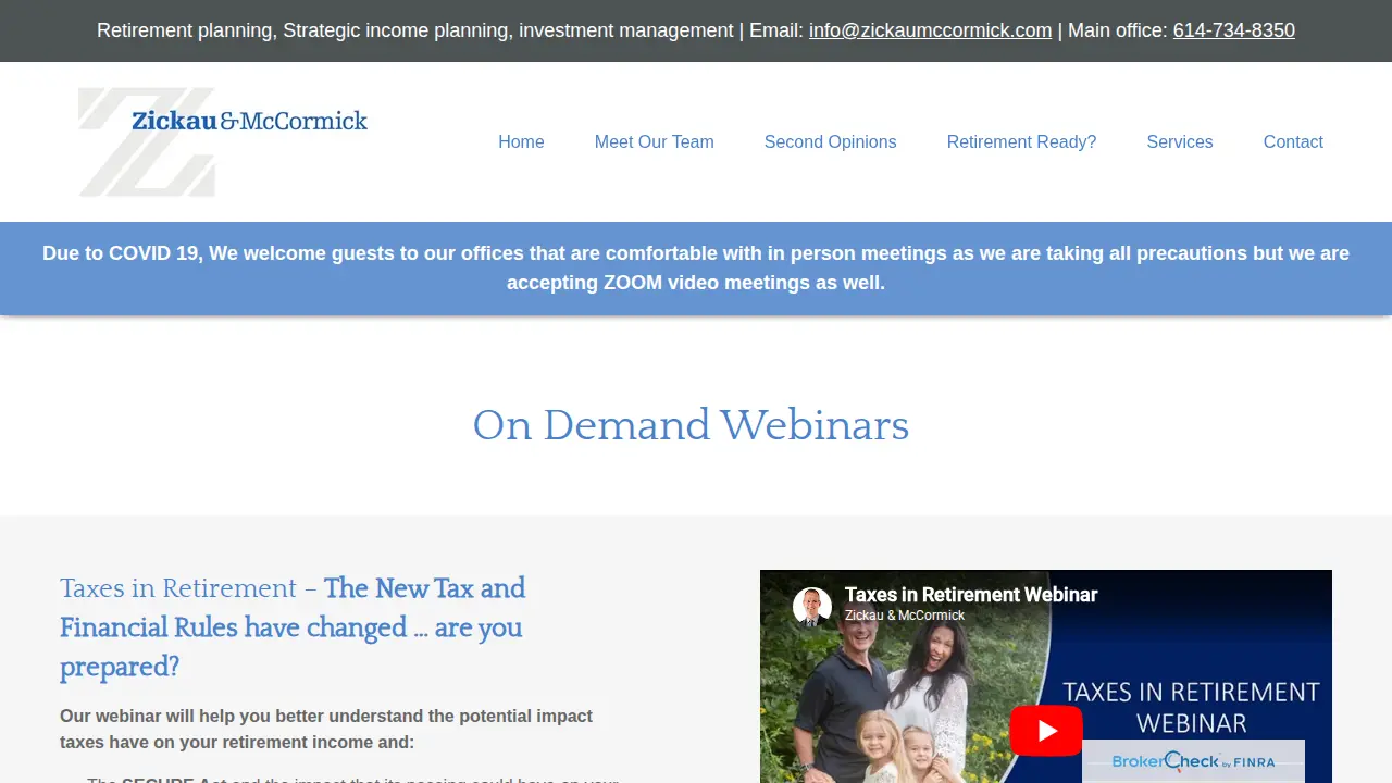 Zickau & McCormick LLC page