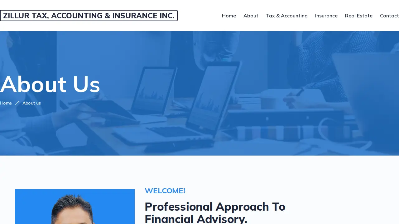 Zillur Tax and Insurance page