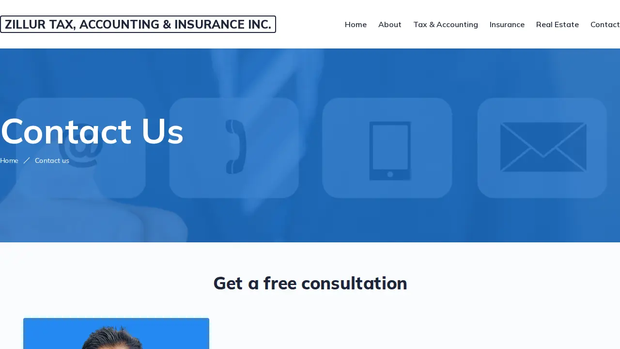 Zillur Tax and Insurance page