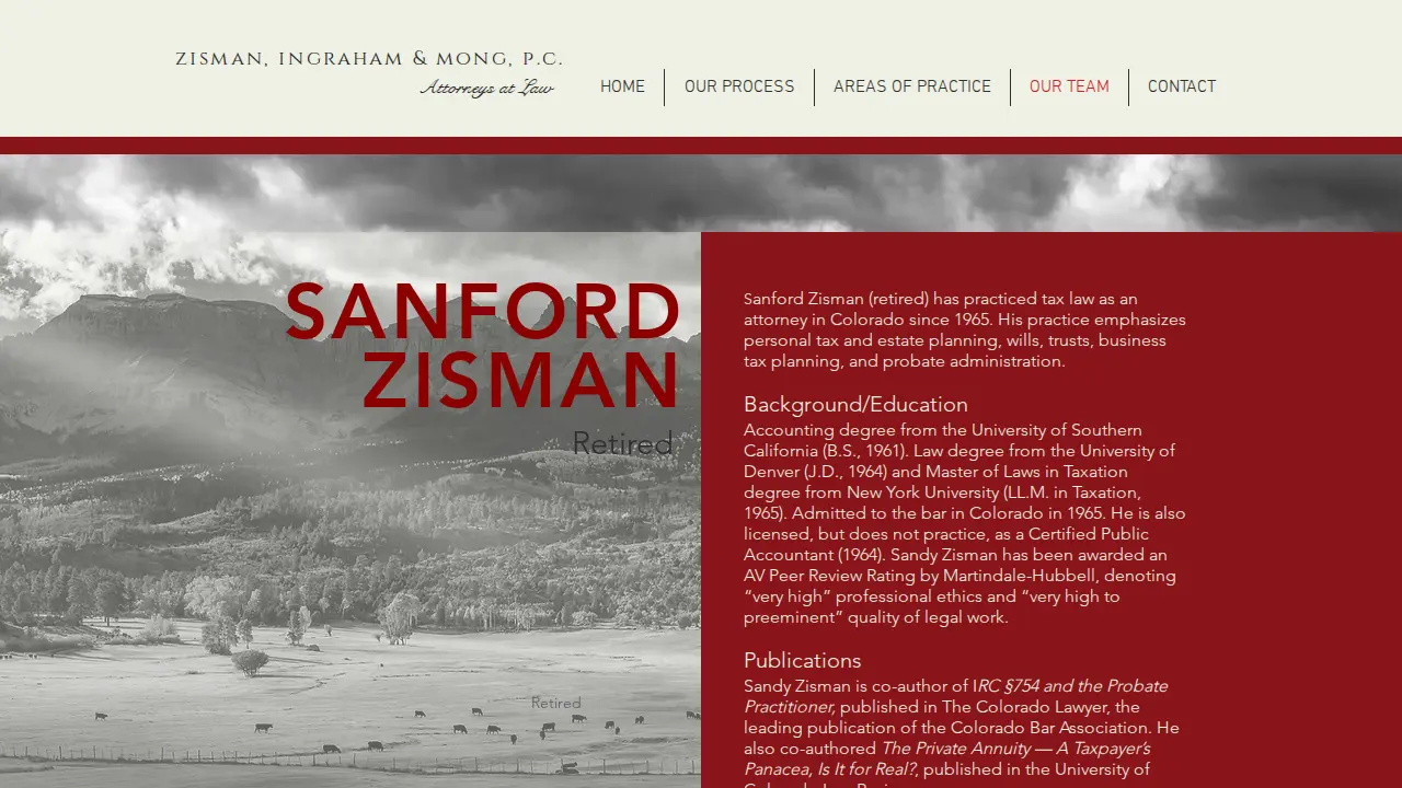 Zisman, Ingraham & Mong, P.C. page