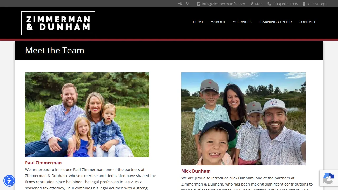 Zimmerman Financial, LLC page