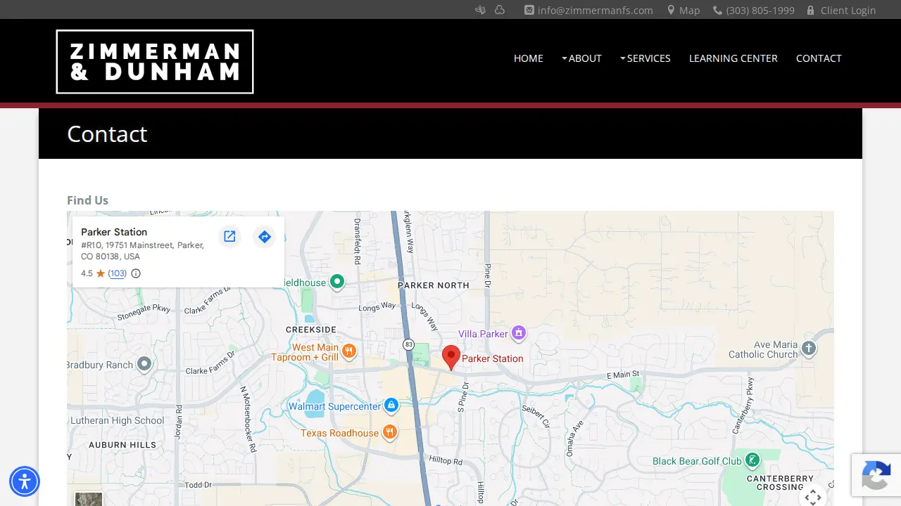 Zimmerman Financial, LLC page