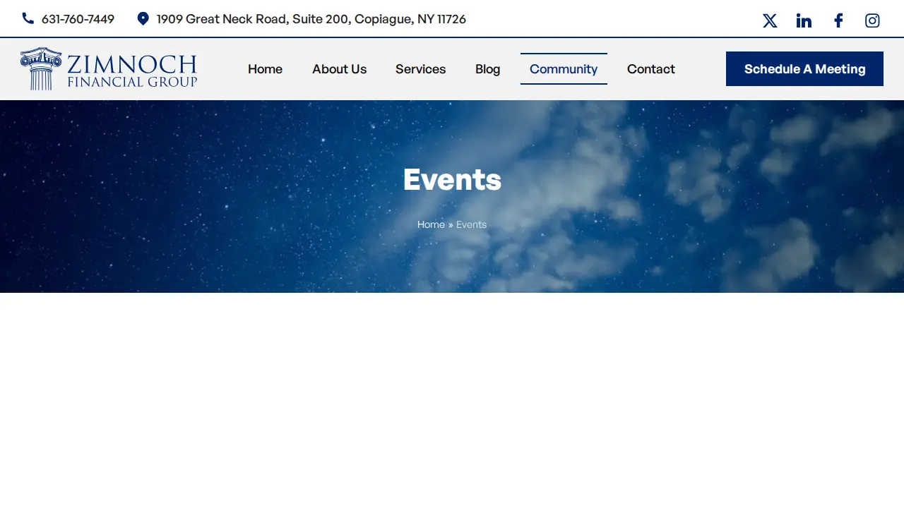 Zimnoch Financial Group page