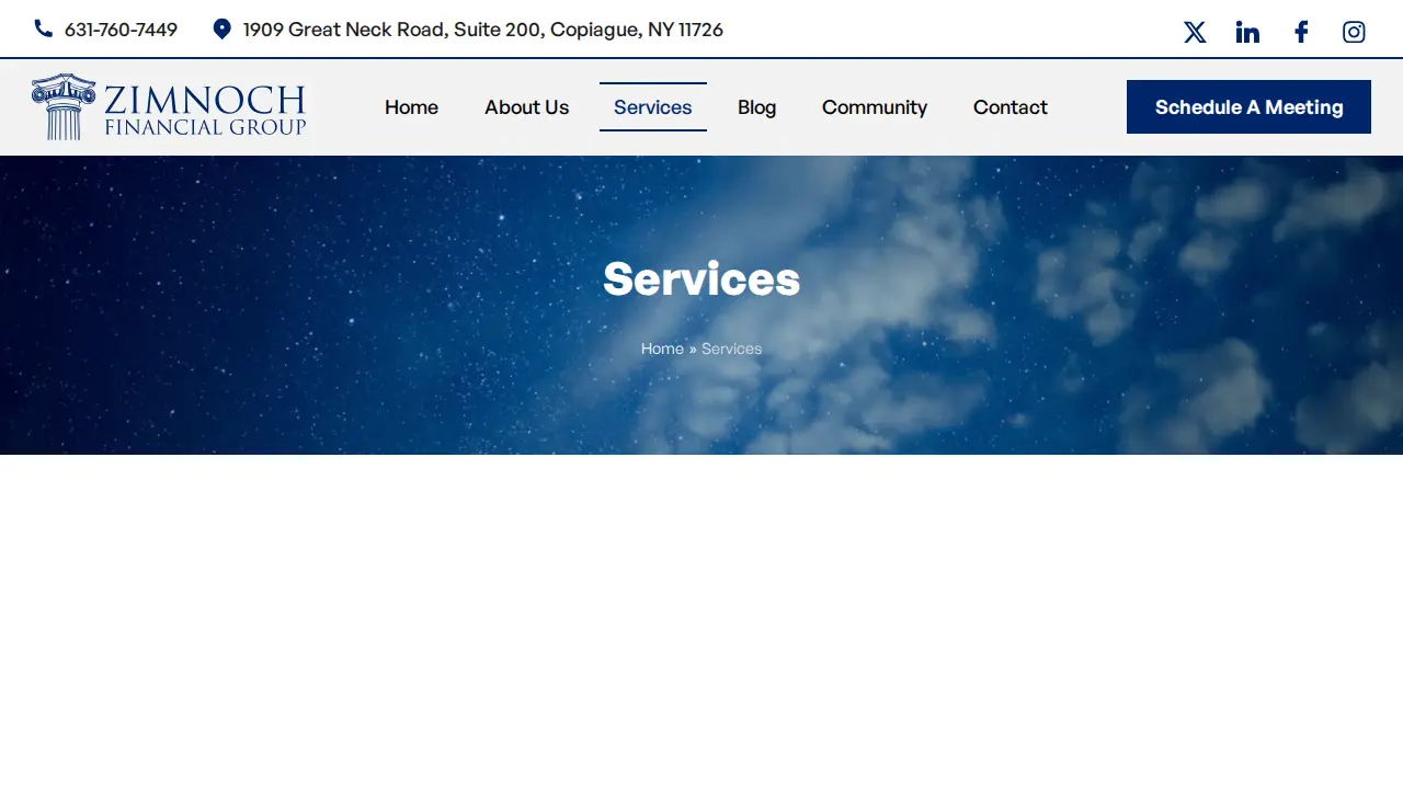 Zimnoch Financial Group page