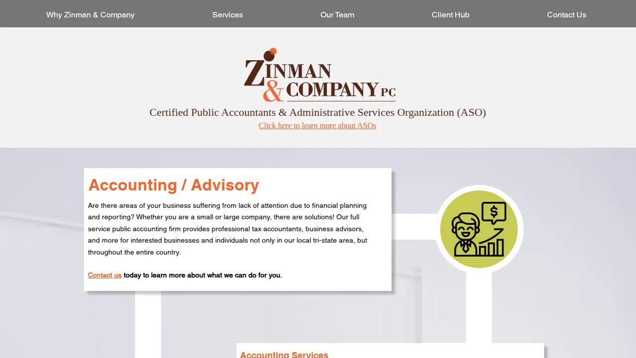 Zinman & Co PC page