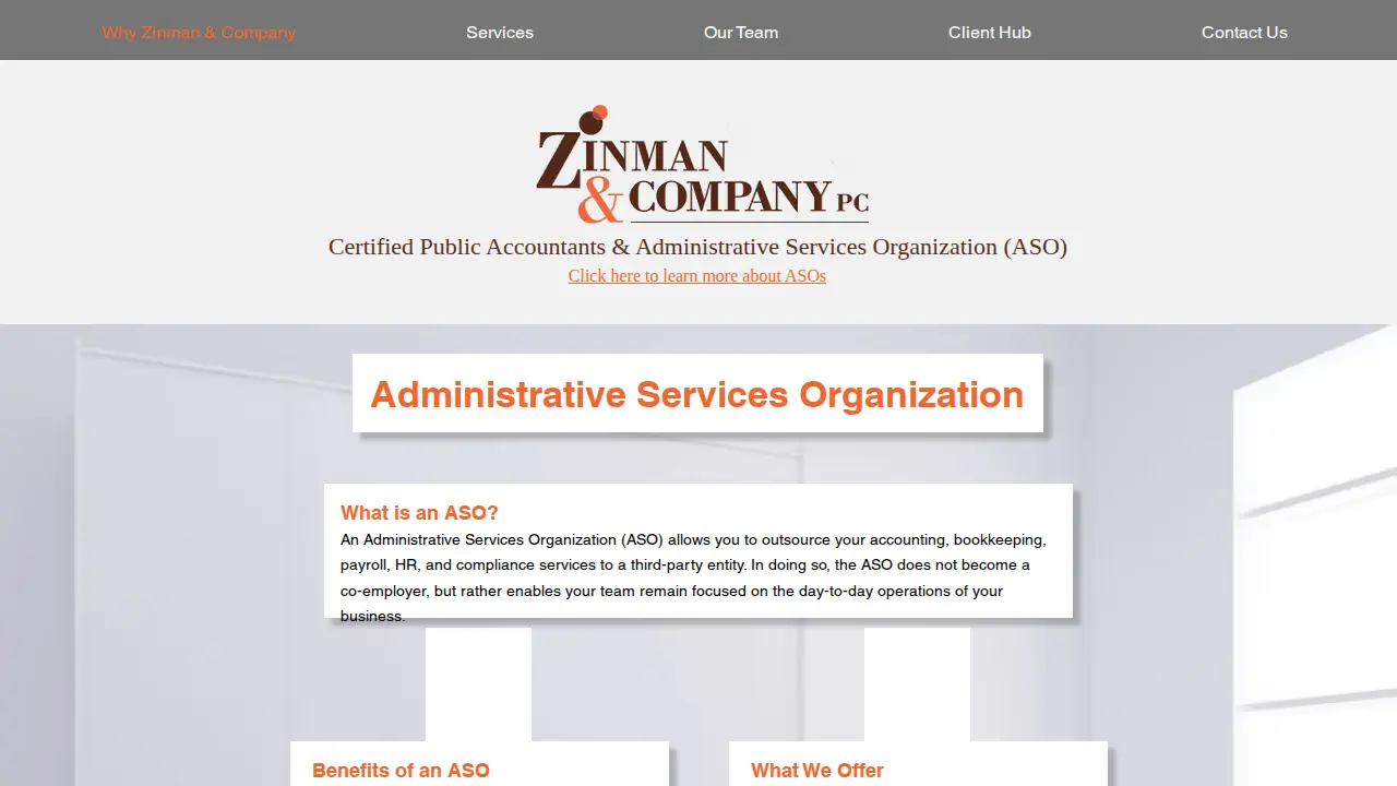 Zinman & Co PC page