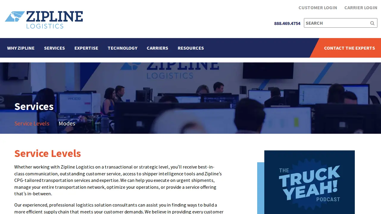 Zipline Logistics LLC page