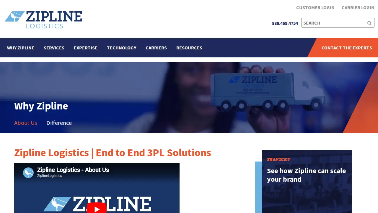 Zipline Logistics LLC page