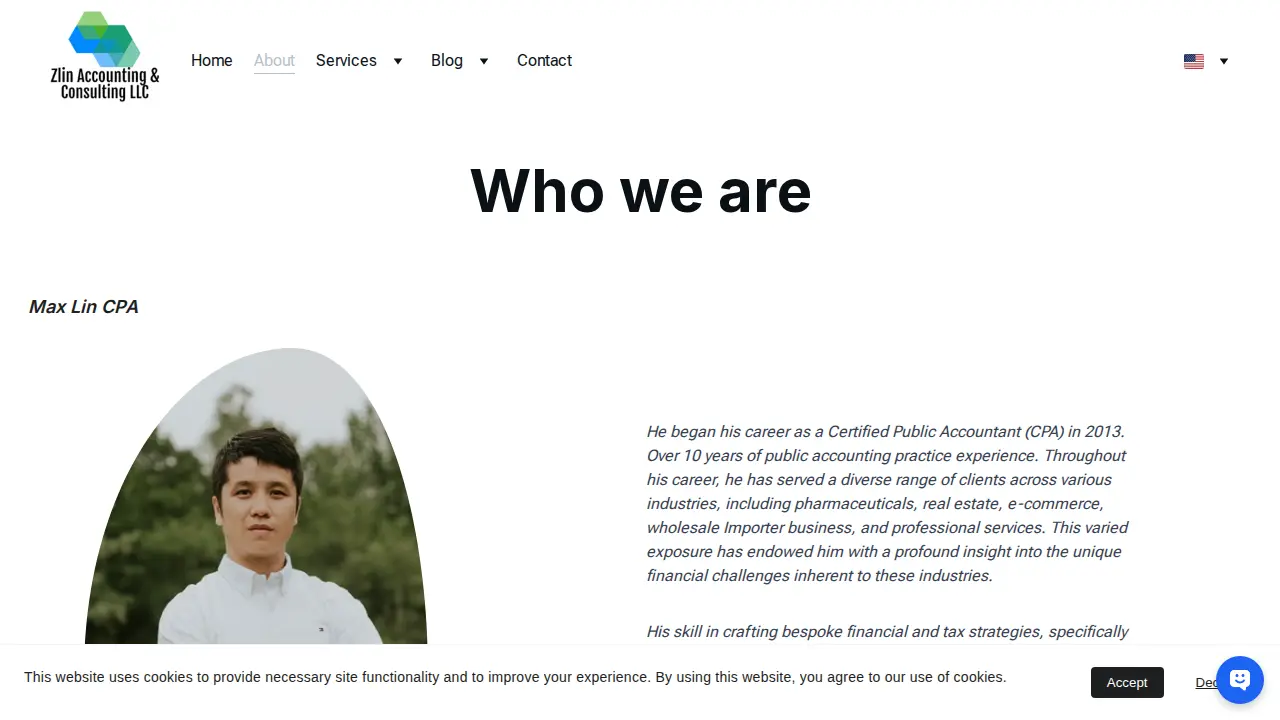 Zlin CPA page