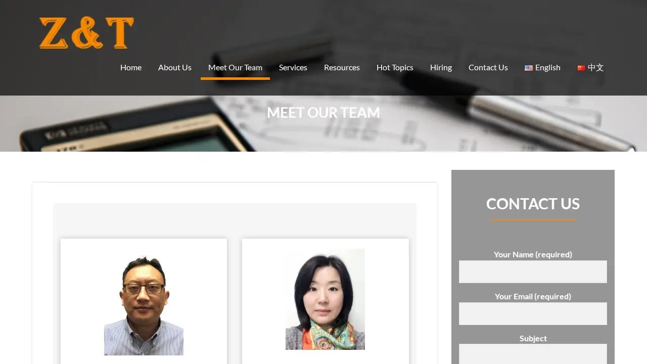 Zhou & Tan CPAs LLP page