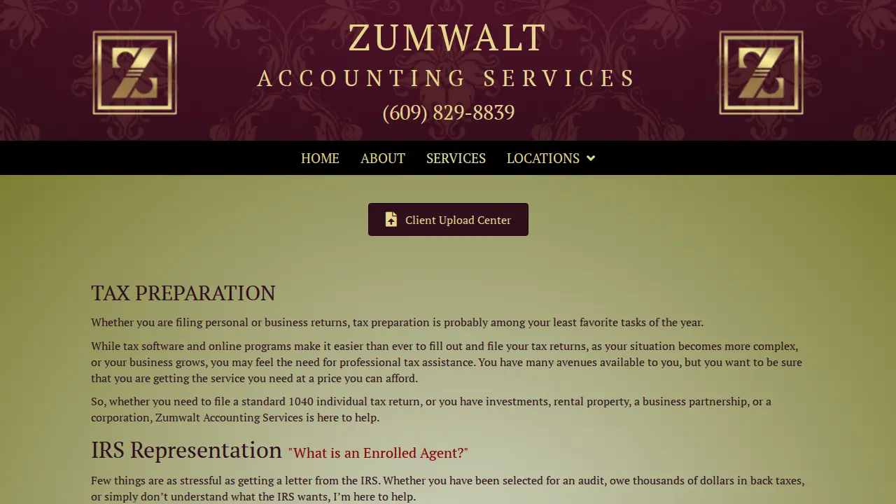 Zumwalt Accounting Services, LLC page